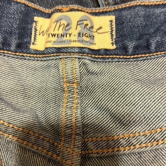 FREE People Loving Good Vibrations High-Rise Distressed Short Size 28 NWT - Picture 12 of 12
